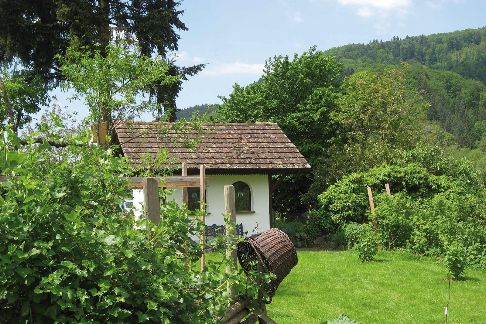 Ferienhaus Kropbach Gartenansicht